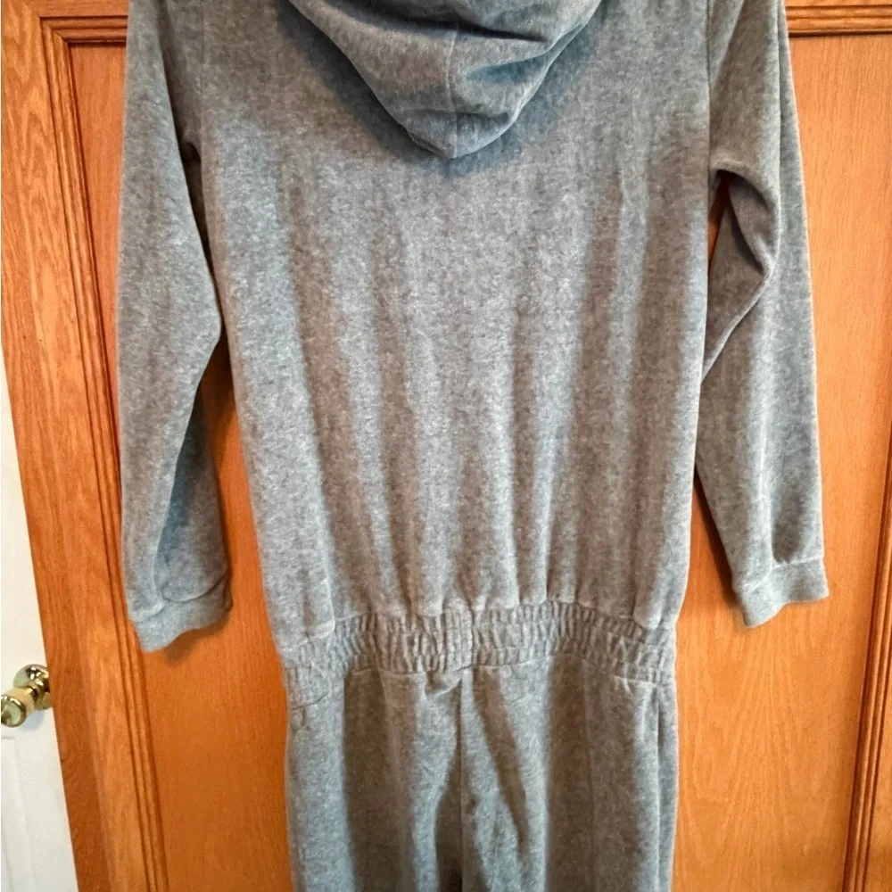 LOGG WOMENS Gray Hooded Jumpsuit size XS
